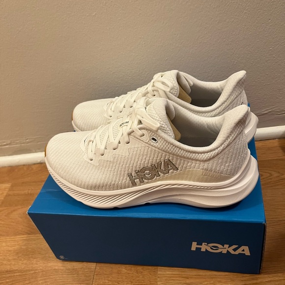 Hoka One One Shoes - HOKA Women’s Solimar Running Shoes – White, Size 9B (New with Box)